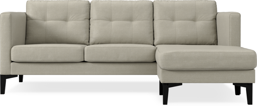 Rio - 3-sits soffa med schäslong höger - Grå