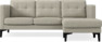 Rio - 3-sits soffa med schäslong höger - Grå
