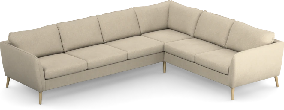 County - Hörnsoffa, 3+2-sits - Beige