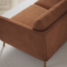 Madison Lux - 2-sits soffa med divan vänster och schäslong höger - Orange