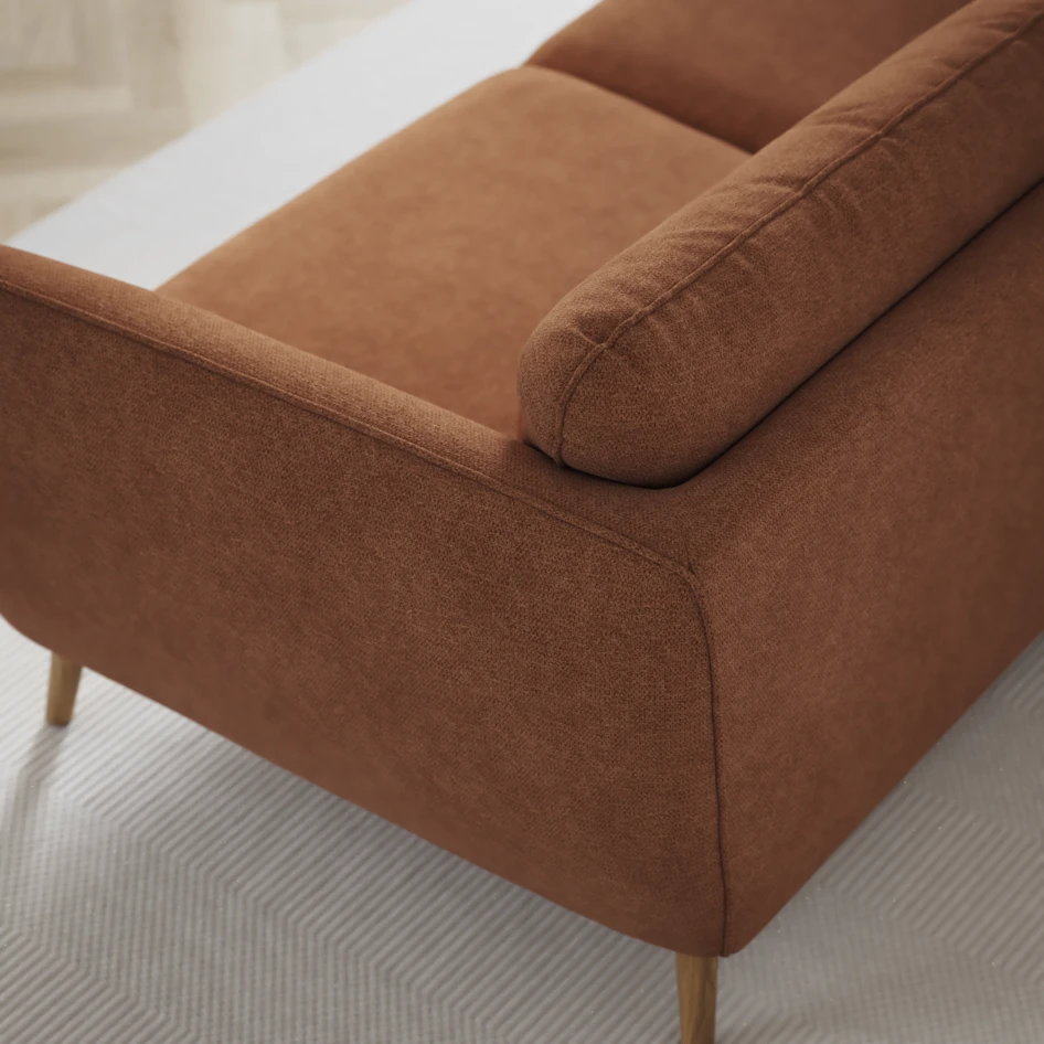Madison Lux - Hörnsoffa 2+3-sits, hörn 1 - Orange