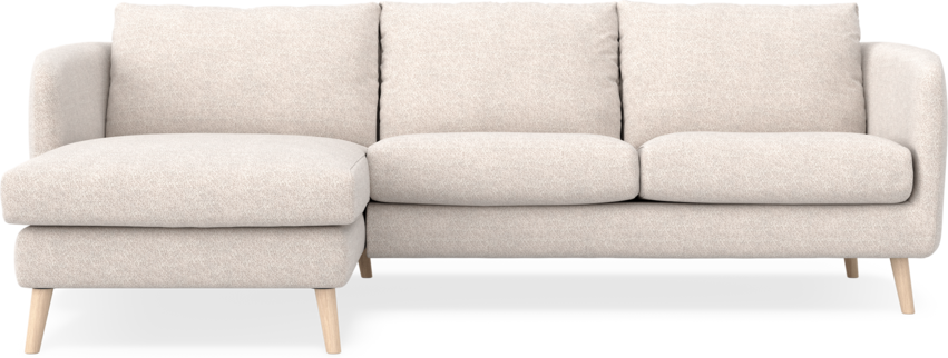 Madison - 2-sits soffa med schäslong vänster - Beige