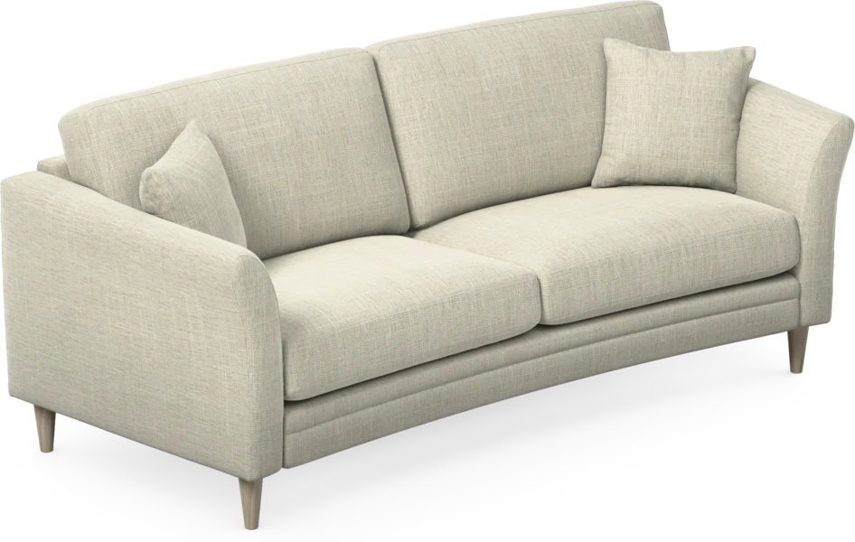 Eden - 2,5-sits soffa svängd - Beige
