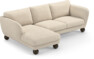 Madison Lux - 2-sits soffa med schäslong vänster - Beige