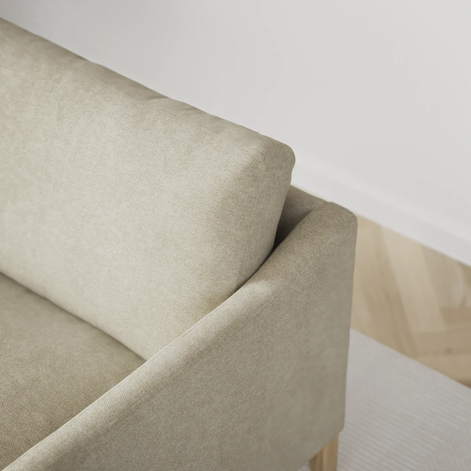 Winston - 3-sits soffa med schäslong, vändbar - Beige