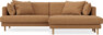 Harper - 4-sits med schäslong XL höger - Gul
