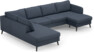 County - 3-sits soffa med divan vänster och schäslong höger - Blå