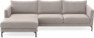 Impression - 3-sits soffa med schäslong vänster - Grå