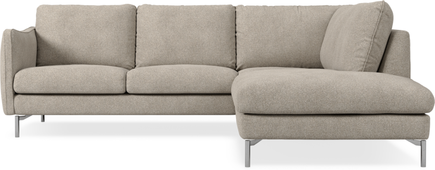 Madison - 2-sits soffa med divan höger - Vit
