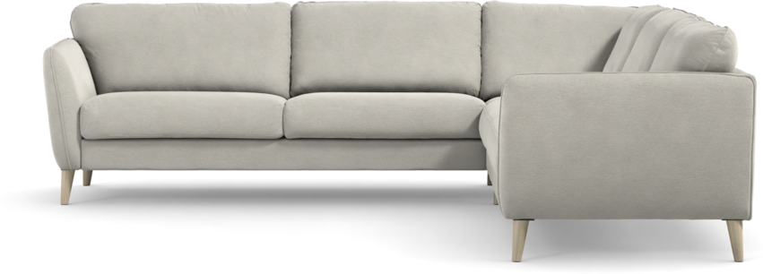 Bridge - Hörnsoffa, 3+3-sits - Grå