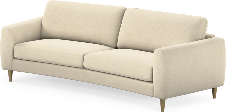 Bridge - 3-sits soffa svängd - Beige