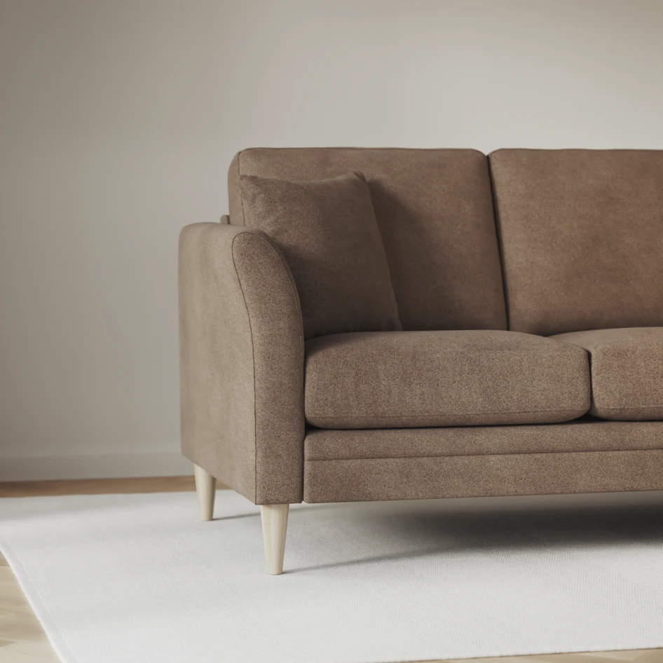 Eden - Hörnsoffa, 2+3-sits - Brun