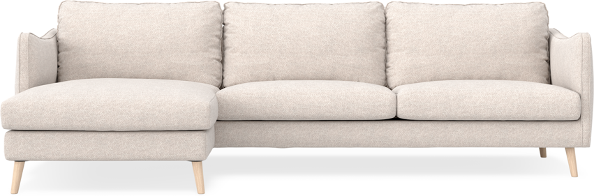 Madison - 3-sits soffa med schäslong vänster - Beige