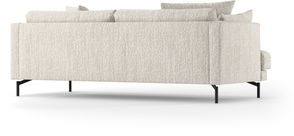 Harper - 3-sits soffa, hel dyna - Grå