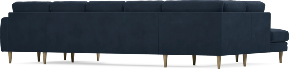 Eden - 3-sits soffa med divan vänster och schäslong höger - Blå