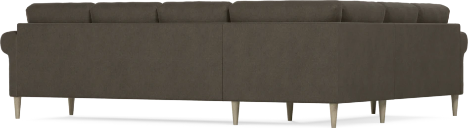 Eden - Hörnsoffa, 2+3-sits - Brun