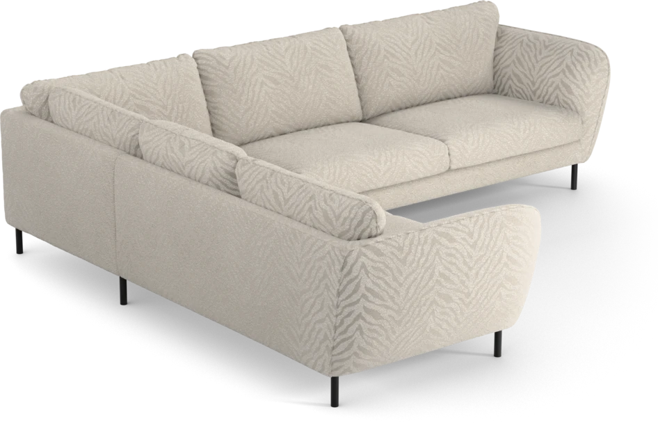 Madison Lux - Hörnsoffa 2+3-sits, hörn 1 - Vit