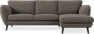 Madison Lux - 2-sits soffa med schäslong höger - Brun
