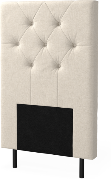 New York pikerad - Sänggavel, 90-210 cm - Beige