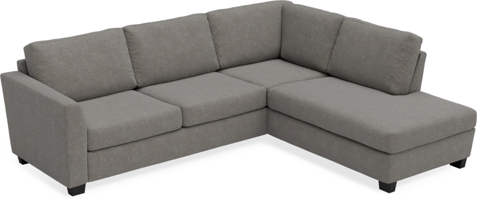 Friday - 2,5-sits soffa med divan höger - Grå