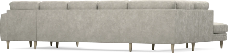 Eden - 3-sits soffa med divan vänster och schäslong höger - Grå