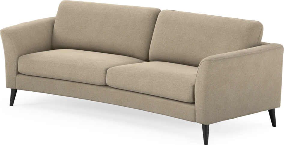 Bridge - 3-sits soffa svängd - Beige