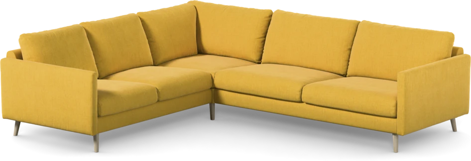 Madison Lux - Hörnsoffa 2+3-sits, hörn 1 - Gul