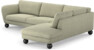 Madison Lux - 3-sits soffa med divan höger - Grön