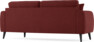 Eden - 2,5-sits soffa svängd - Röd