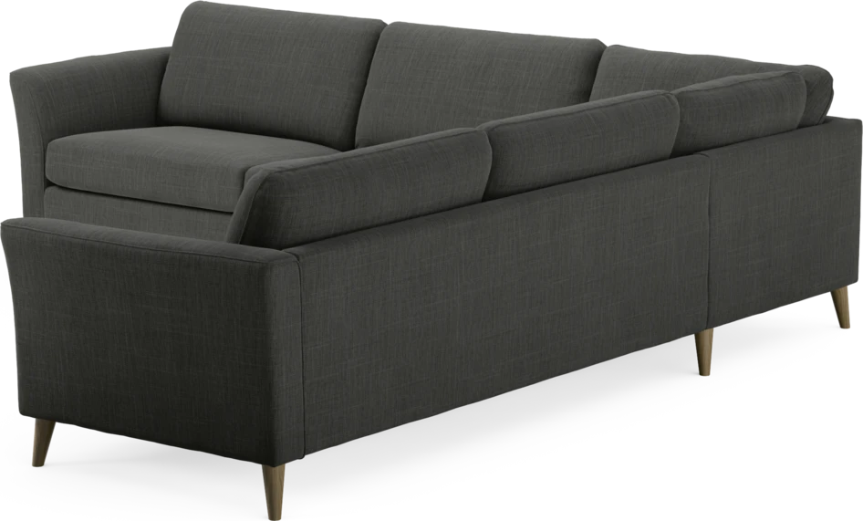 Bridge - Hörnsoffa, 3+3-sits - Grå