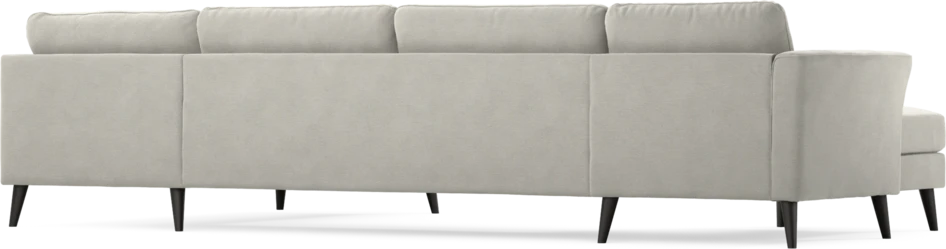 Bridge - 3-sits soffa med schäslong vänster och divan höger - Grå
