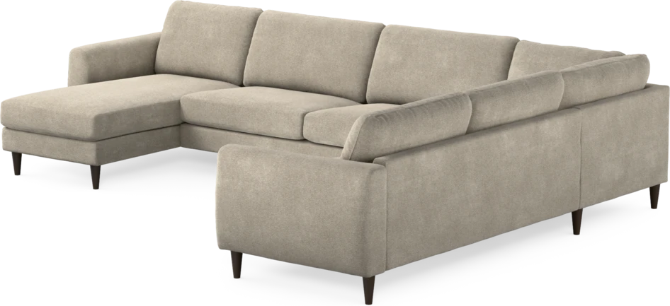 Bridge - Hörnsoffa, 3+2-sits med schäslong vänster - Beige