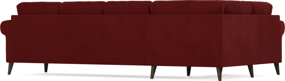 Eden - Hörnsoffa, 1+3-sits - Röd