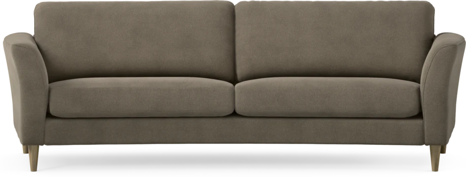 Bridge - 3-sits soffa svängd - Beige