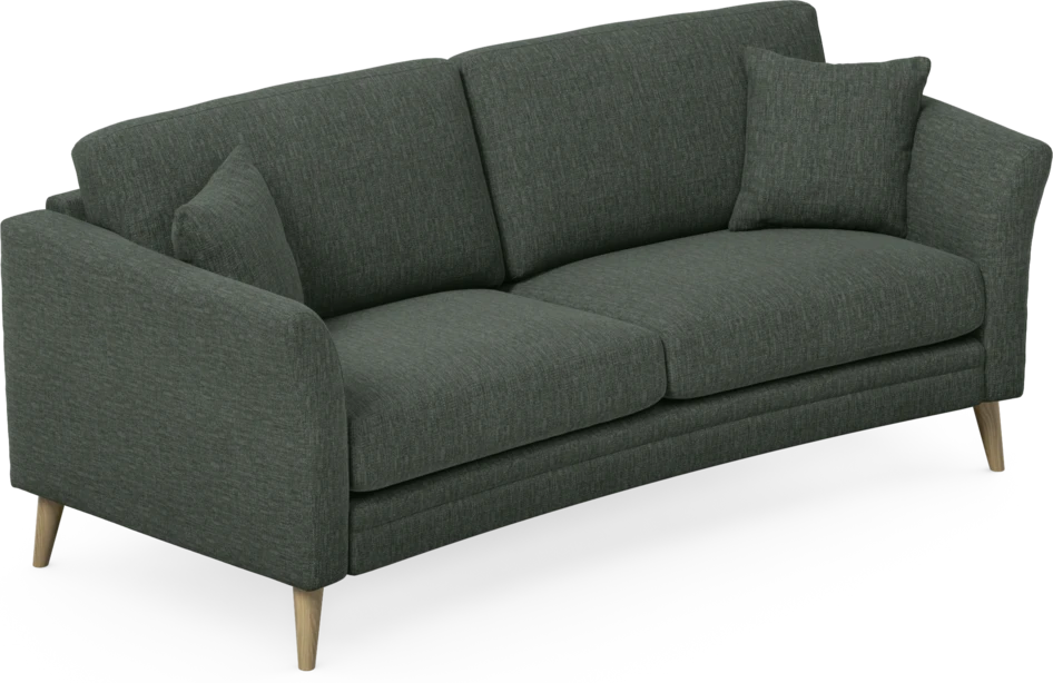 Eden - 2,5-sits soffa svängd - Grön