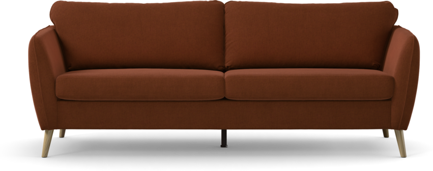 County - 2,5-sits soffa - Röd
