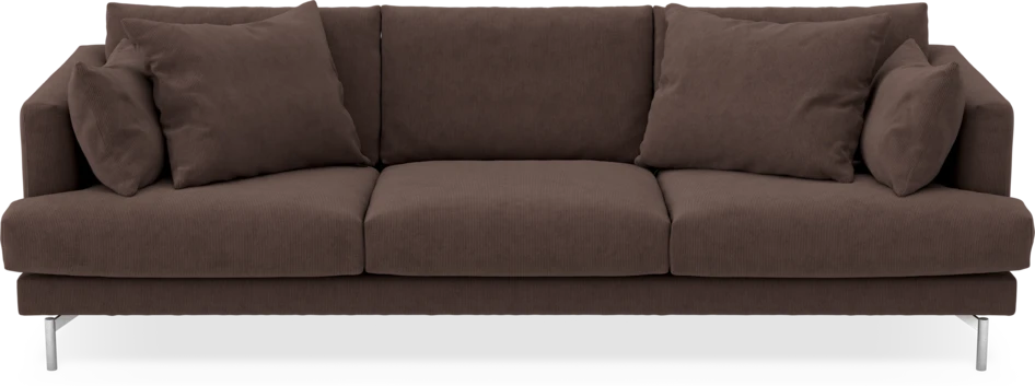 Harper - 4-sits soffa - Brun