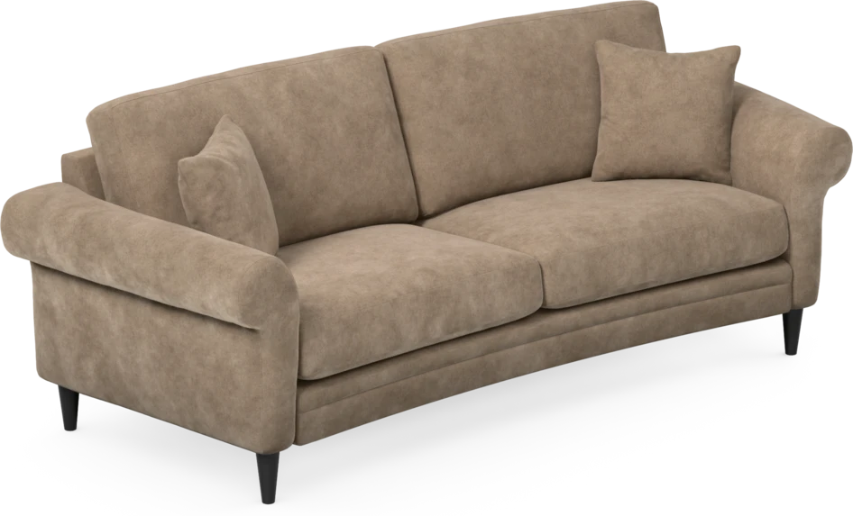 Eden - 2,5-sits soffa svängd - Beige