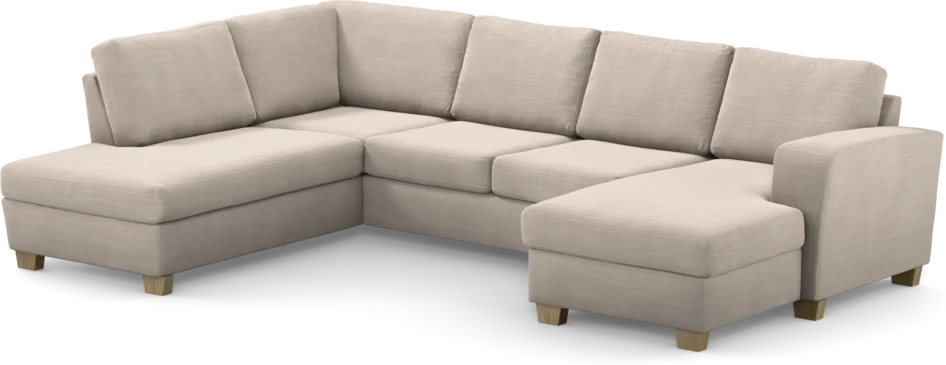 Friday - 3-sits soffa med divan vänster och schäslong höger - Beige