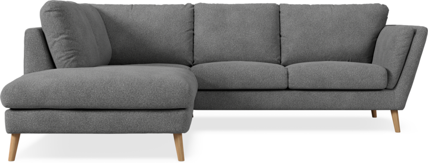 Madison Lux - 2-sits soffa med divan vänster - Vit