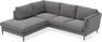 Madison - 2-sits soffa med divan vänster - Grå