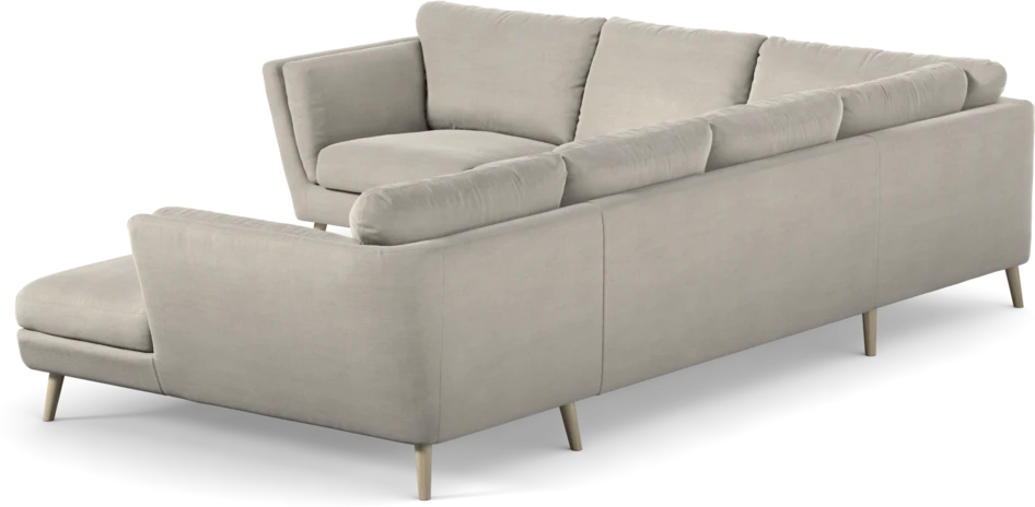 Madison Lux - Hörnsoffa med schäslong höger - Beige
