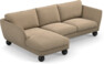 Madison Lux - 2-sits soffa med schäslong vänster - Beige
