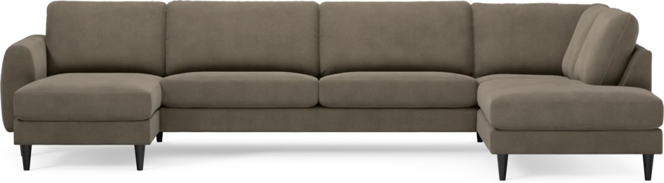 Bridge - 3-sits soffa med schäslong vänster och divan höger - Beige