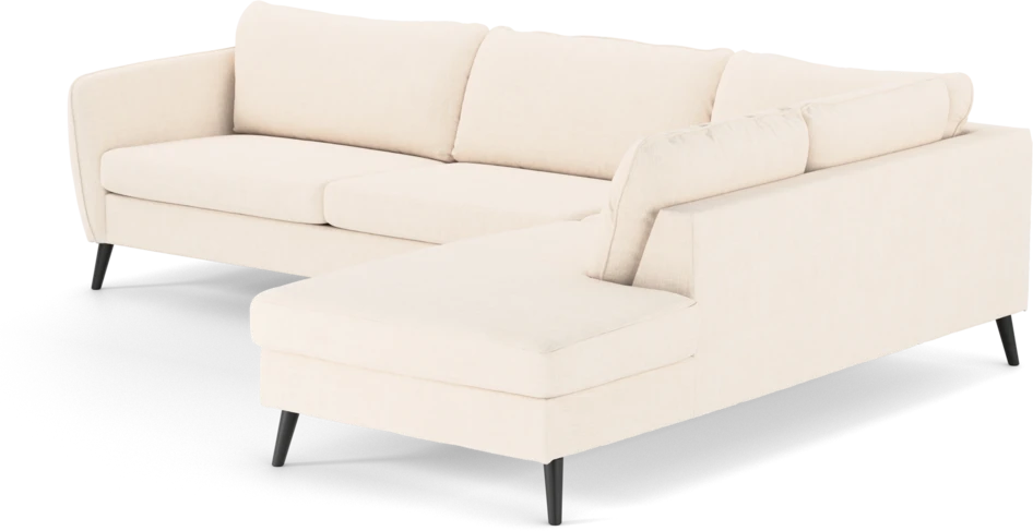 County - 2,5-sits soffa med divan höger - Vit