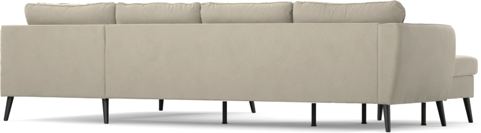 County - 3-sits soffa med schäslong vänster och divan höger - Grå