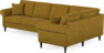 Eden - Hörnsoffa, 3+1-sits - Gul