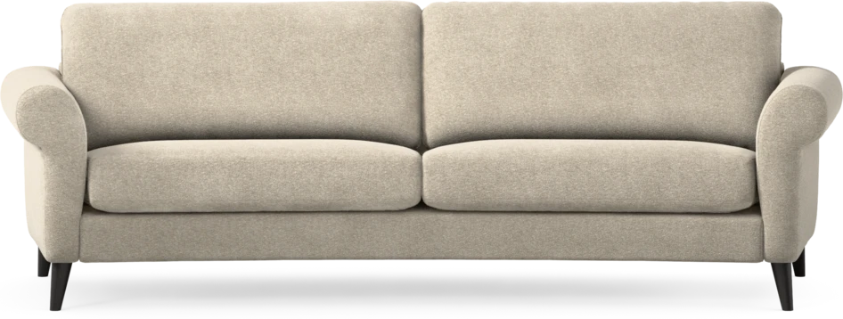 Bridge - 3-sits soffa svängd - Beige