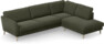 Bridge - 3-sits soffa med divan höger - Grön