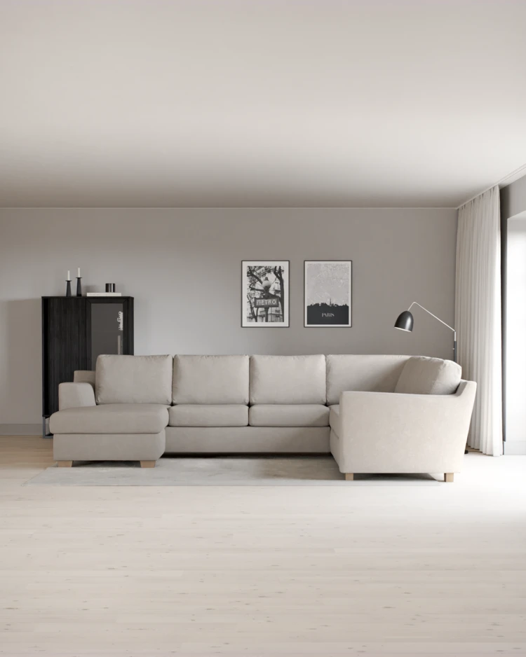 Friday - Hörnsoffa, 3+2-sits med schäslong vänster - inspiration